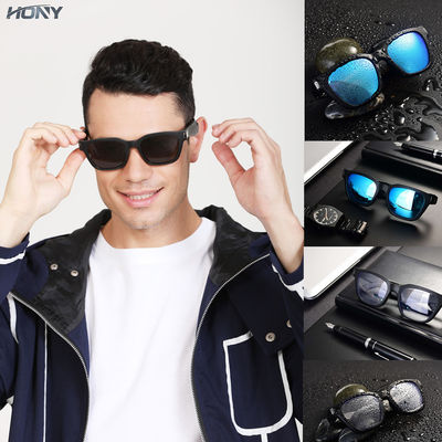 Für  gestaltet Audiosonnenbrille mit offenem Schwarzem des Ohr-Kopfhörer-Alt-M/L mit Bluetooth-Zusammenhang
