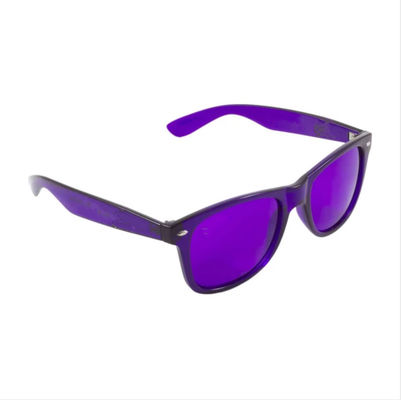UV-UVB Linsen-helle Farbtherapie-Sonnenbrille Violet Tinted Glassess