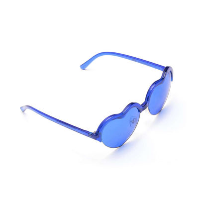 Schutz-blaue Linsen-Farbtherapie-Sonnenbrille des Herz-Rahmen-UV400