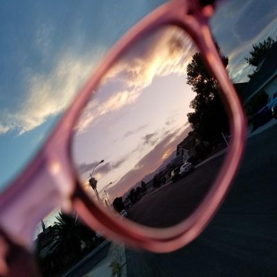 PC Therapie Chakra Chromotherapy Rose Colored Lens Sunglasses Rahmen
