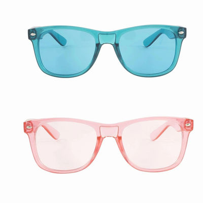 Stimmung entspannen sich Farbtherapie-Gläser farbige Linse Sun Glassess für die Unisex Frauen-Männer