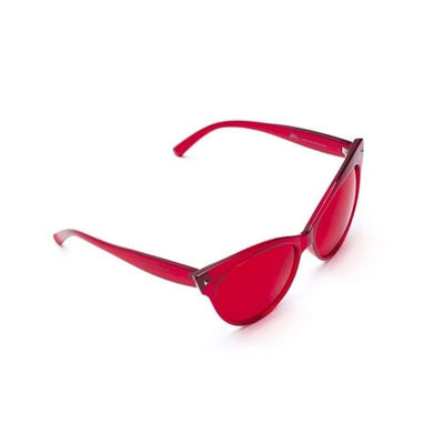 Frauen-modische Schatten-Sonnenbrille-kundenspezifische Logo Protective Color Therapy Sun-Gläser