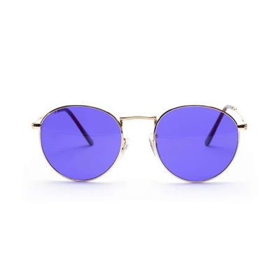 Chakra-Glas-Mann-Frauen-Sport polarisierte Sonnenbrille bunte Irlen-Gläser