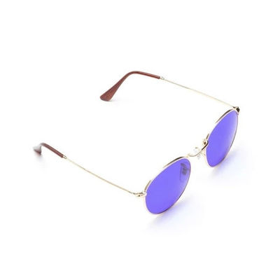 Chakra-Glas-Mann-Frauen-Sport polarisierte Sonnenbrille bunte Irlen-Gläser