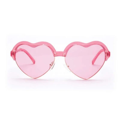 Luxusfarbe Sonnenbrille-Frauen-Damen-Sunglasses Heart Candy große Rahmen Ins-Sonnenbrillen