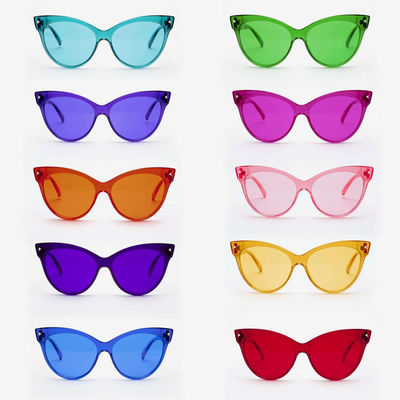 Cateye-Farbe tönte Glas-Plastikglas-Partei ab, die Eyewear Cosplay stützt