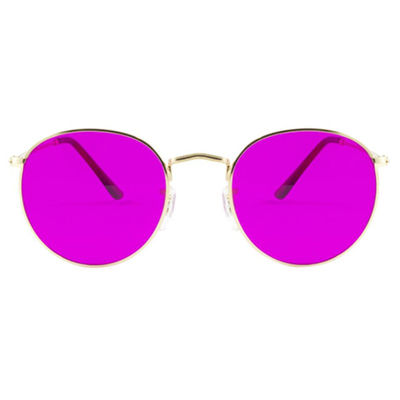 Runde Retro- Sonnenbrille-Mann-Frauen-Weinlese kleine Kreis Ligth-Therapie-Sonnenbrillen