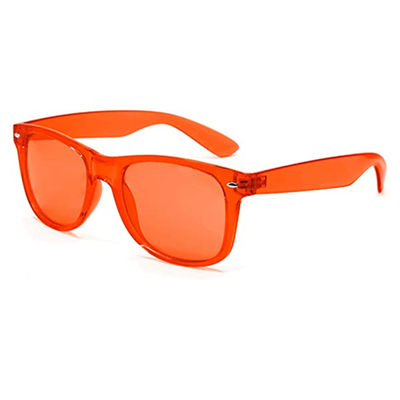 Mode-Sonnenbrille für Frauen-Mann-übergroße Weinlese-Schatten-Therapie-Gläser farbige Linse
