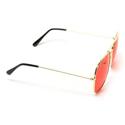 Große volle Metallrahmen-Flieger-Sunglasses Color Therapy-Sonnenbrillen