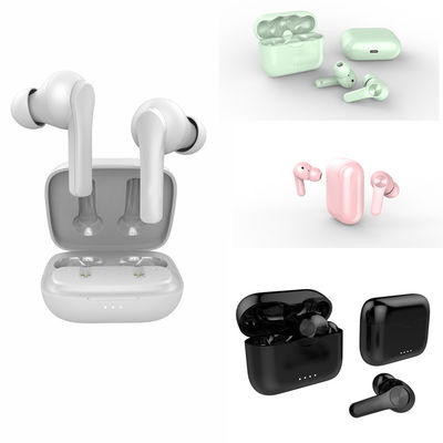 Kopfhörer-Radioapparat TWS-Kopfhörer-Bluetooths 5,0 für Sport-Weiß